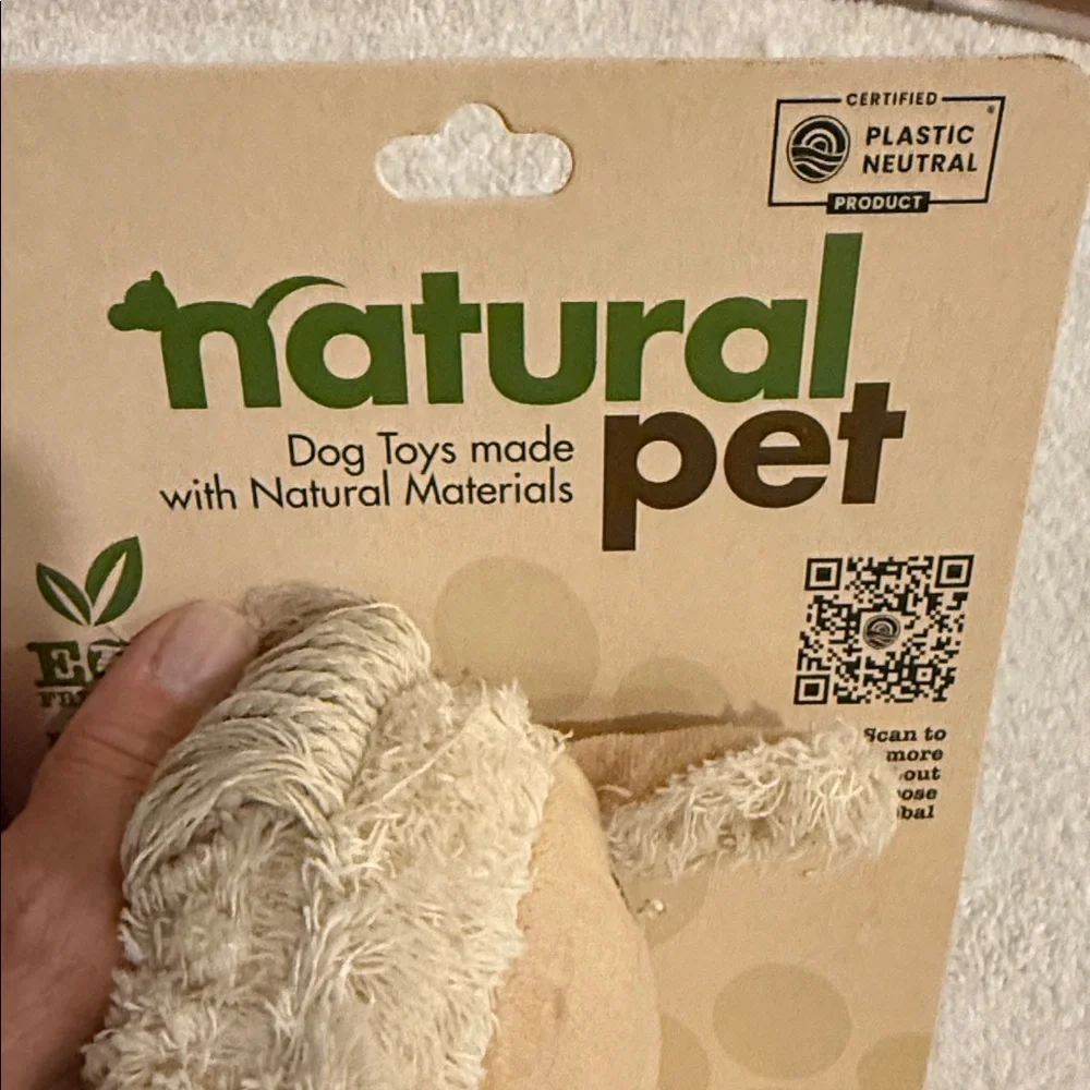 Natural Pet Eco friendly plush horse dog toy and Bocce’s natural dog treats